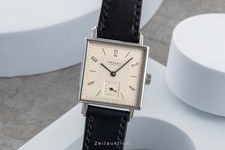 Nomos Glashütte Tetra 27 Edelstahl Handaufzug Herrenuhr Ref. 401 Klassiker