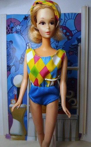 Reserve OKEY--- Barbie CM American Girl Badeanzug Fusion- Handarbeit Puppenkleidung