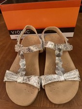 NWOT Vionic Silver Medallion Adjustable Strap...
