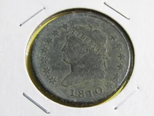 1810 Classic Head Large Cent #674 Better Date - VF details