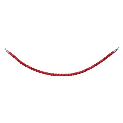eLumen8 Chrom Absperrseil, rot gedreht