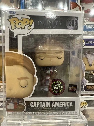 Funko Pop! Marvel - Captain America #1383 Upper Deck Glow Chase Limited Edition