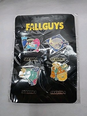 [Rare] Official Fall Guys Pin Set by Epic Games