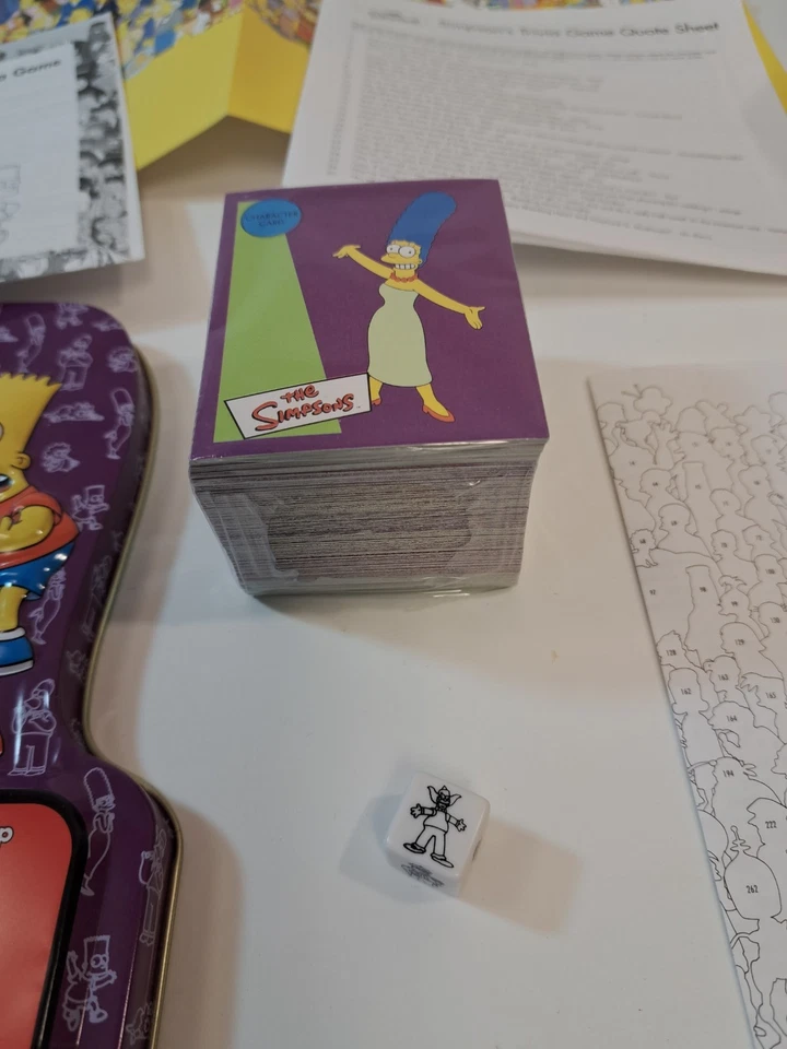 The Simpsons Trivia Game 2000 Cardinal Games in Collector Tin Brand New - Image 4 of 4