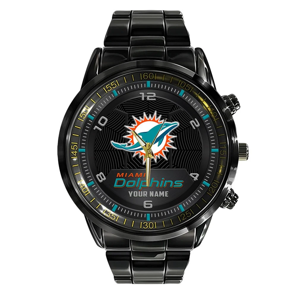 Dolphins Stainless Steel Watch