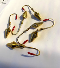 1 BTS, 6pk, Snakehead Pivot Jigs. 4/0 hook,  2/3oz. Gold.