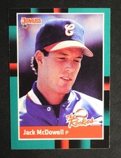 1988 DONRUSS The ROOKIES JACK McDowell Rookie RC #40