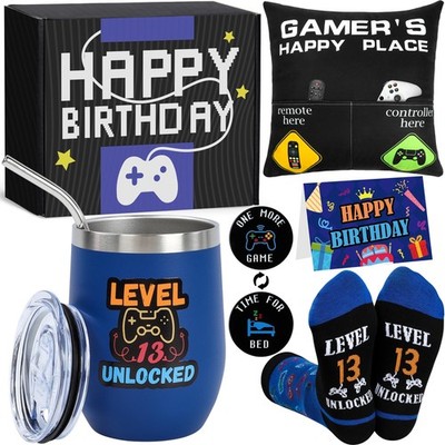 13th Birthday Gift Boy Funny Gamer Set Gamepad Present Video Game Lover Idea