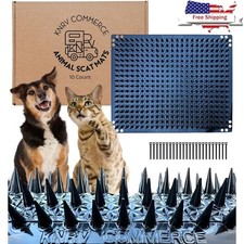 Scat Mats for Dogs Cats 10 Pack Pet Repellent Mats Keep Off Couch Furniture