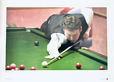 Jimmy White HAND SIGNED Snooker Champion Limited Edition Print 124/500 *COA*