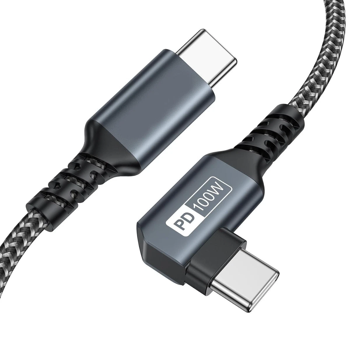 Cavo di ricarica micro USB in nylon, 2 m, con angolo di 90 | FindTheDeal