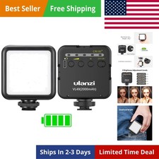 ULANZI VL49 RGB Video Lights, LED Camera Light 360 Full RGB, Black .