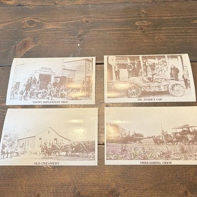 Henderson NE Centennial 1887-1987 Photo Postcard Lot of 4 Historical Scenes
