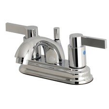 Kingston Brass FB260.NDL NuvoFusion 1.2 GPM Centerset Bathroom - Chrome