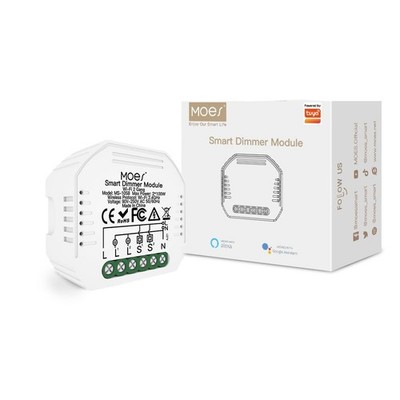 MOES Wlan Mini Smart Alexa Dimmer Lichtschalter 2 Gang Relais Modul WiFi Funk