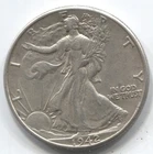 1942- WALKING LIBERTY HALF DOLLAR -90% SILVER - LOT # 261- NICE COIN