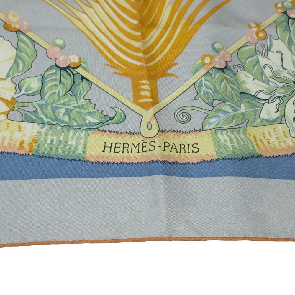 Hermes Aloha Rectangular Silk Scarf Large Stole L… - image 2