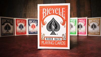 Bicycle Poker Orange Kartenspiel 808 Cards Bicycle Orange Back USPCC Spielkarten