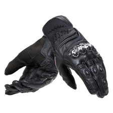 CARBON 4 SHORT LEATHER GLOVES BLACK BLACK | DAINESE | NUOVO - MotoCharlie