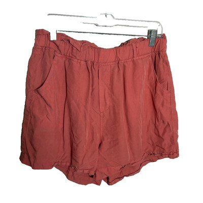 Thread & Supply Shorts Women's XL Pink Casual Paperbag Chino Summer Lightweight