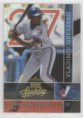 2002 Playoff Absolute Memorabilia Spectrum /100 Vladimir Guerrero #88 HOF s1i