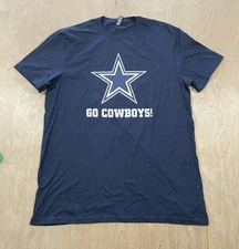 Dallas Cowboys Raising Cane’s Navy Blue T-Shirt Short Sleeve Size XL NWOT