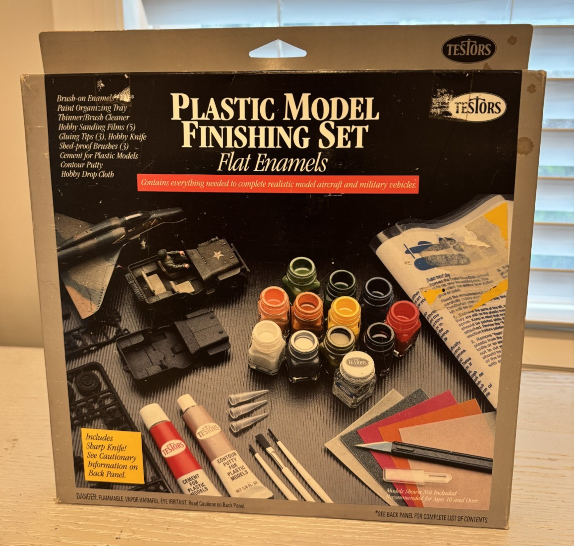 Testors Modelling Tools Vintage Testors Model Finishing Set for Aircraft/Military No. 9160 New ...