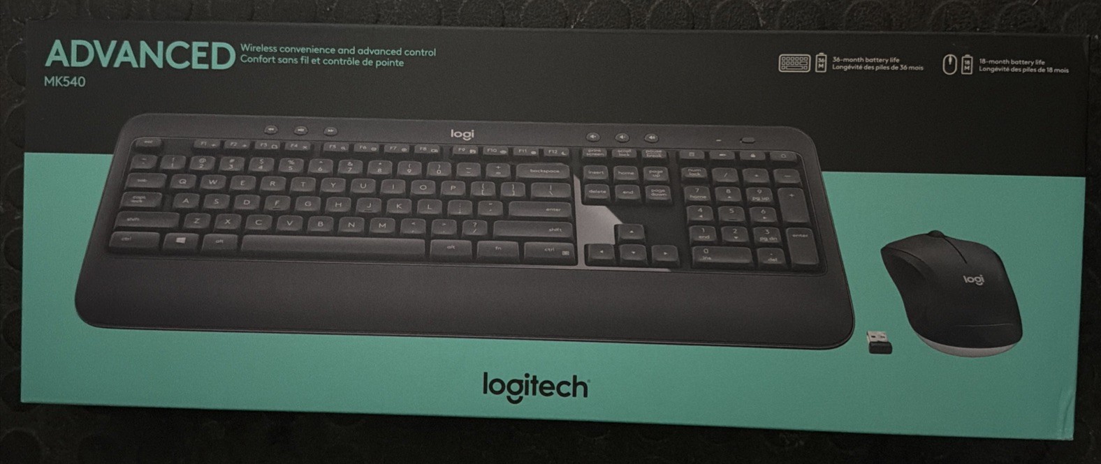 Logitech MK540 Combo Advanced Wireless Keyboard & Mouse Comb