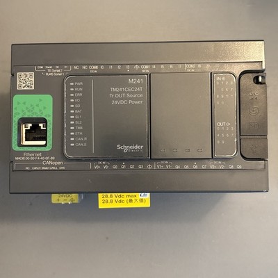 SCHNEIDER TM241CEC24T Logic Controller Modicon M241 24 IO Ethernet CAN Master