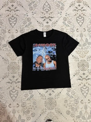 Vintage Y2K 2Pac Biggie Smalls Please Stop The Violence Rap Vintage vintage concert t-shirt, vintage, size L, single stitch, B+ condition