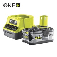 Ryobi 18 V One+ Akku-Starterset RC18120-150, Inkl. 1X 5,0 Ah Akku Und 2,0A Lader