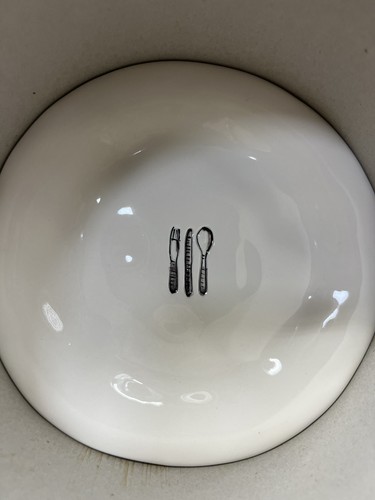 Rae Dunn Early Icon 6 Appetizer Dessert Dimpled 6” Plates Collectible NIB - Picture 8 of 10