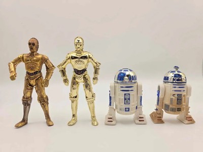 Star Wars Droids Lot 2x C3PO & 2x R2D2