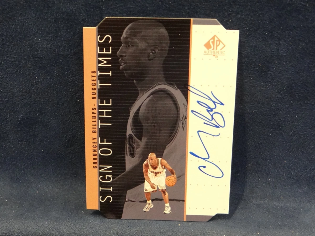 Chauncey Billups Basketball Sports Trading Cards & Accessories 