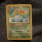 New ListingPokémon Venusaur 15/102 Base Set Rare Holo 100 HP 1999 English TCG Card