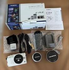 Olympus PEN Lite E-PL6 Mirrorless Digital Camera with Double Zoom Lens Kit