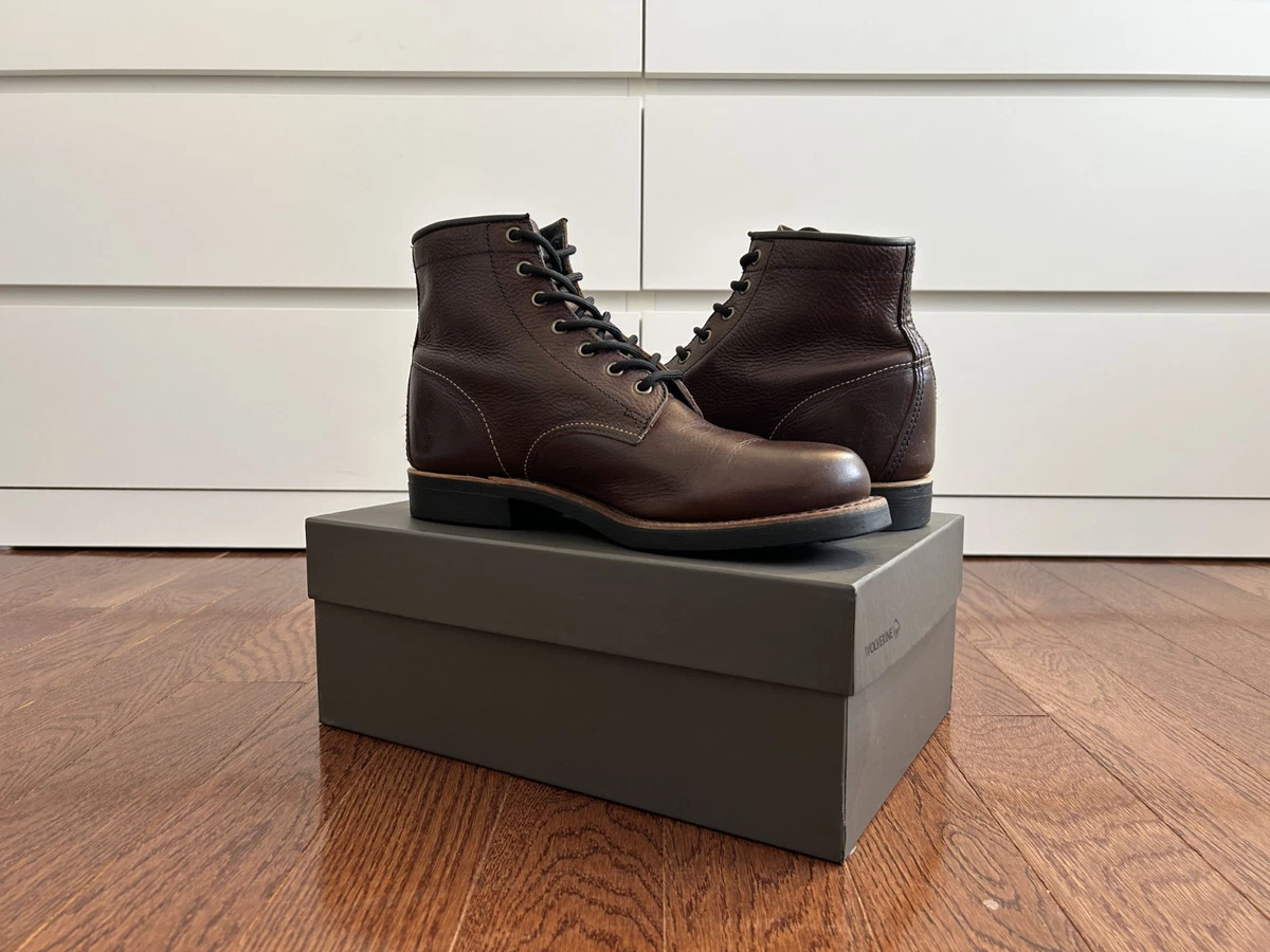 Frye leather Boots Mens Size 10.5 Brown Arkansas mid Lace Up Ankle Vibram Sole Frye Arkansas Mid Leather Boot - Men main image 3