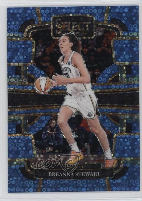 2024 Select WNBA Concourse Light Blue Disco Prizm 39/125 Breanna Stewart #13 ux8