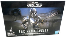Bandai Star Wars 1/12 The Mandalorian Beskar Armor Silver Plating Model Kit