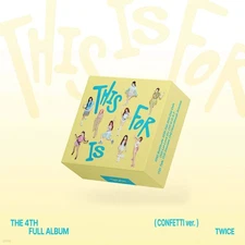 K-Pop CD Twice - 4th Full Album 'THIS IS FOR' [Confetti Ver.]