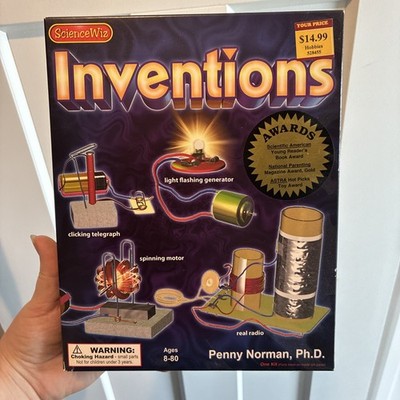 Science Wiz Charge Science Kit Inventions Projects With Electricity Norman NEW