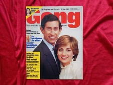 GONG 30/1981 - TV-Zeitschrift - Charles und Diana, Romy Schneider, Harald Juhnke