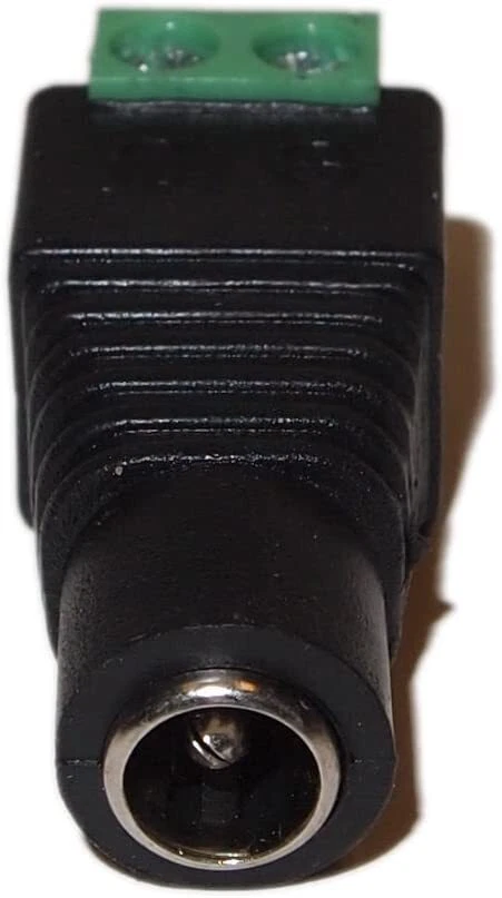 100 PCS Cat5/6 Cable Female DC Jack Connector with Screw Terminal 5.5mm x 2.1mm  - Image 2 of 4