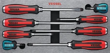 MEGADORA JAWSFIT Tang-Thru Screwdriver 8PC. Set VST-9308EVA Brand New!