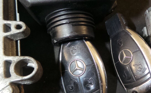 Y331-074 Mercedes W164 ML 320 CDI 4MATIC OM642 Motorsteuergerät Set A6421509378 - Picture 5 of 6