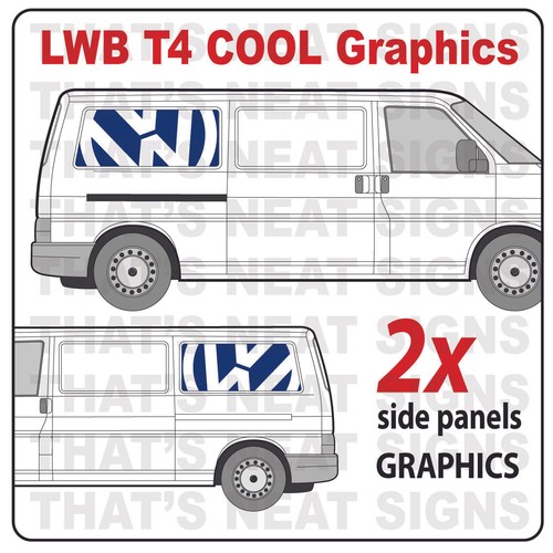 Super coole Grafik für Transporter Wohnmobil - Seitenwand Aufkleber - LWB T4 - Bild 22 von 22