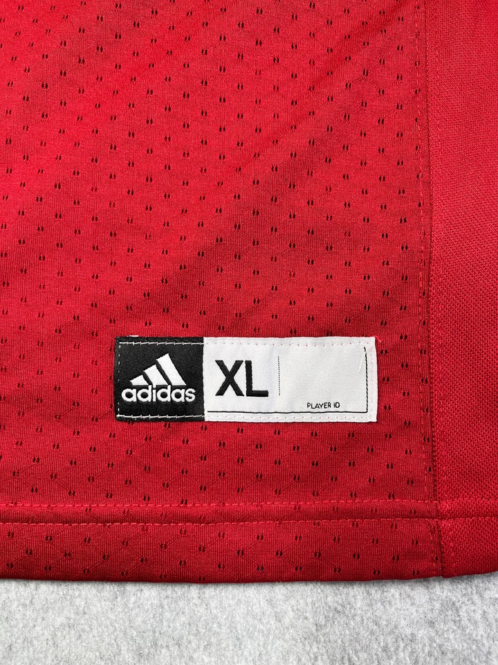 Adidas Jersey Louisiana Ragin' Cajuns ULL NCAA Youth XL Pullover Red #1 Football - Image 3 of 4