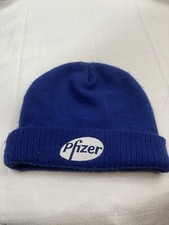 Pfizer Pharmaceuticals Hat Knit Beanie Hat Ski Snow Winter Stocking Cap