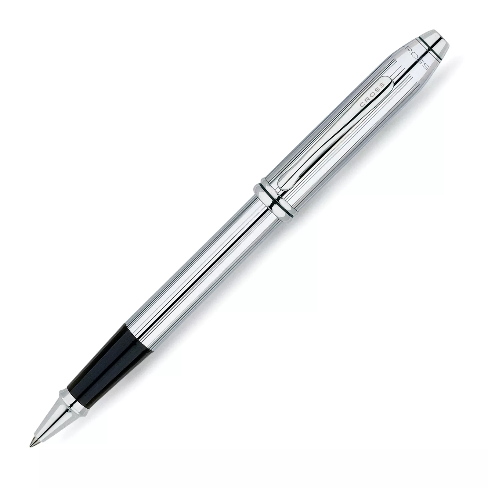 Cross Townsend Lustrous Chrome Selectip Rolling Ball Pen Item# 535