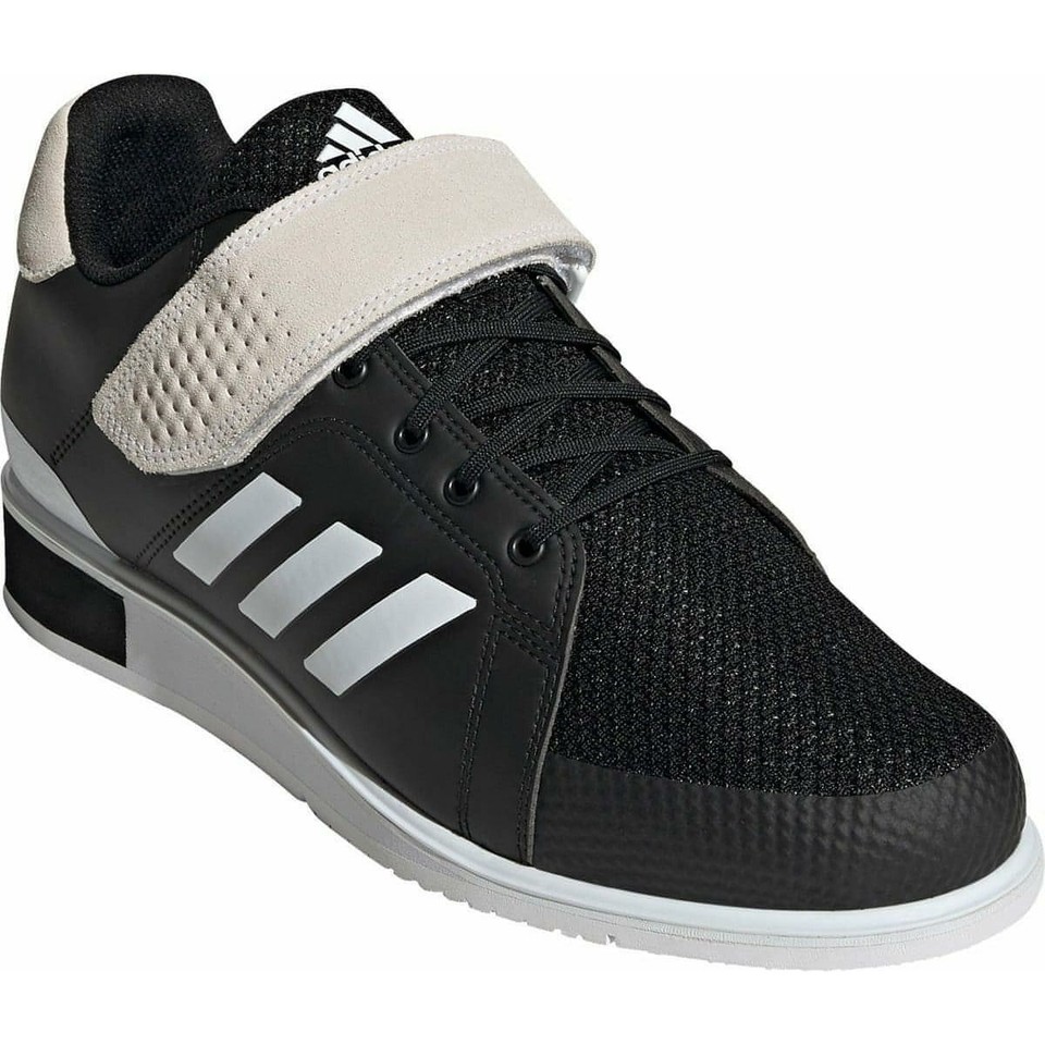adidas Power Perfect 3 Weightlifting Shoes Black Bodybuilding Lifting